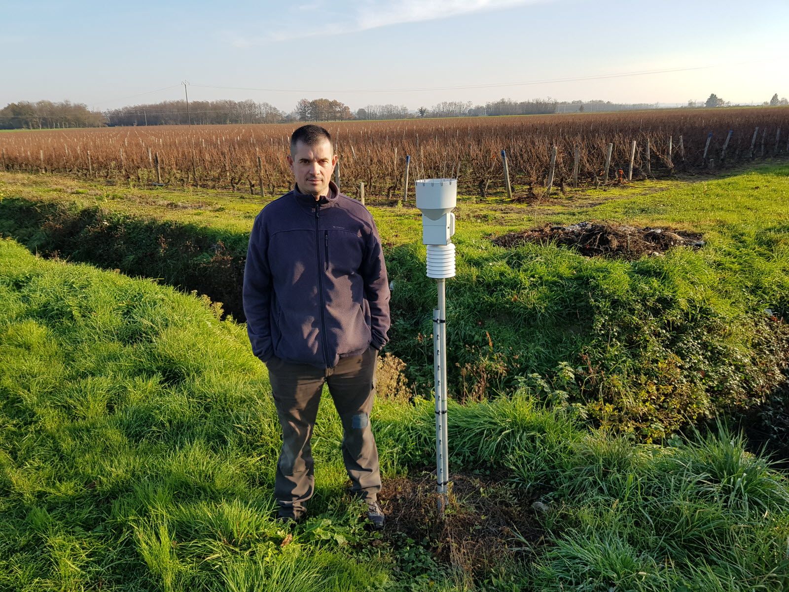 Le Progrès - Corcelles - Une station météo vignes Qyctwu