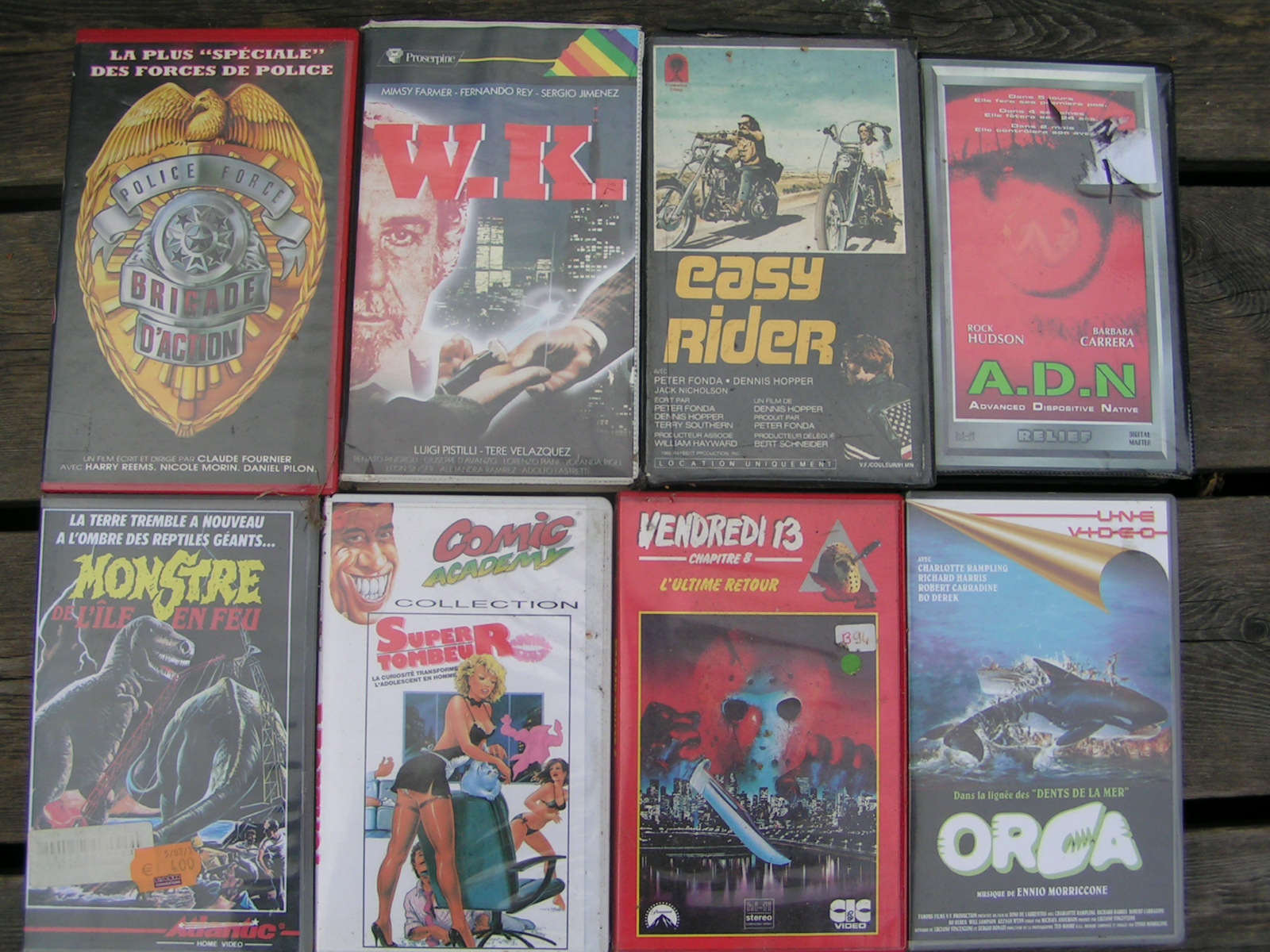 VENDS GRAND NOMBRE VHS ORIGINALES 2 A 4 EUROS PIECES Pict0052q