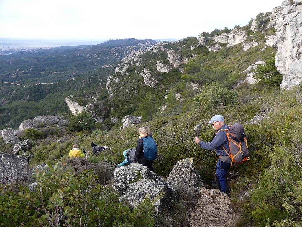 St Savournin-Grand Puech-Mont Julien-Jeudi 18 janvier 2024 CGKyyu