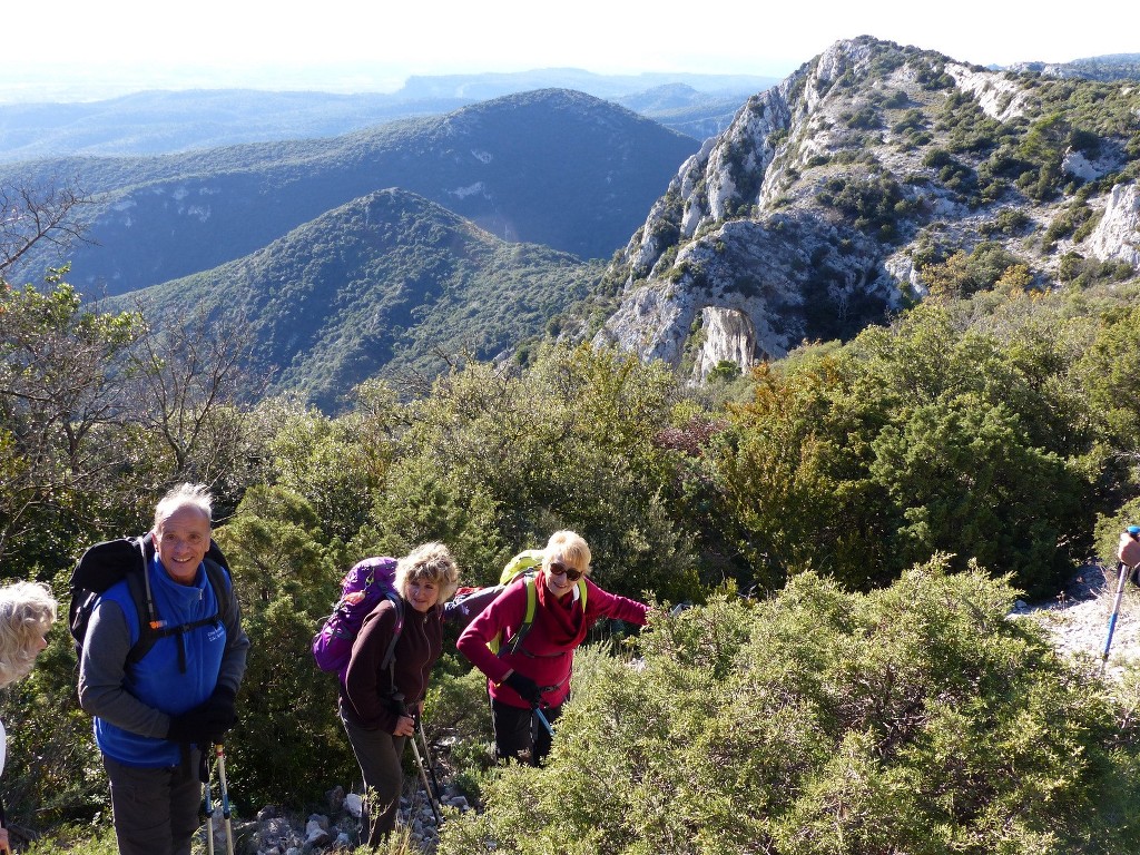 Lubéron-Vallon de l'Arc et Arche du Portalas-Jeudi 26 novembre 2015 EGFvsW