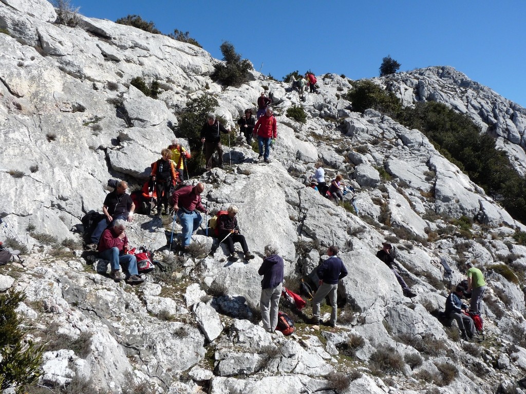 Ste Victoire -Couloir Baudino-Jeudi 21 mars 2013 SWNuoJ