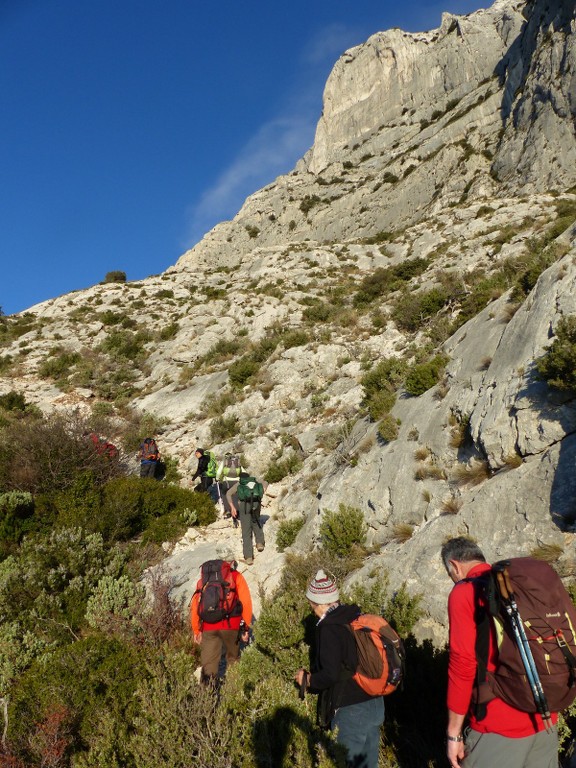 Ste Victoire-Tracés noir et vert-Refuge Baudino-Mercredi 30 décembre 2015 Mg7LrE