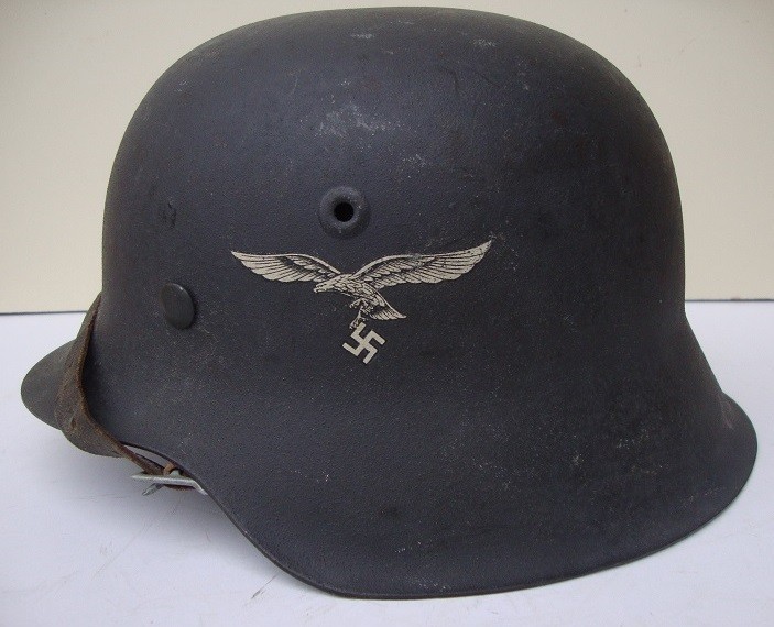 casque luftwaffe M42 avec insigne 96TeNx