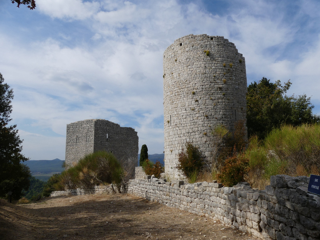 Rougiers-Source Guillandière- Château et chapelle St Jean-Jeudi 28 septembre 2017 EnsAFa