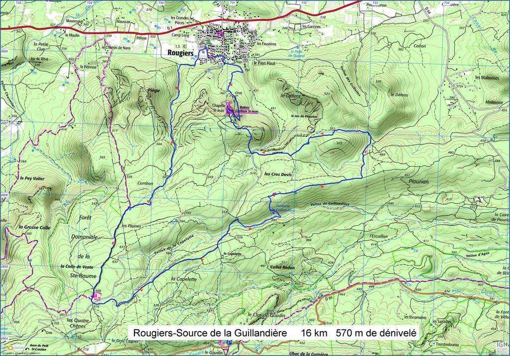 Rougiers-Source Guillandière- Château et chapelle St Jean-Jeudi 28 septembre 2017 WvYP3R