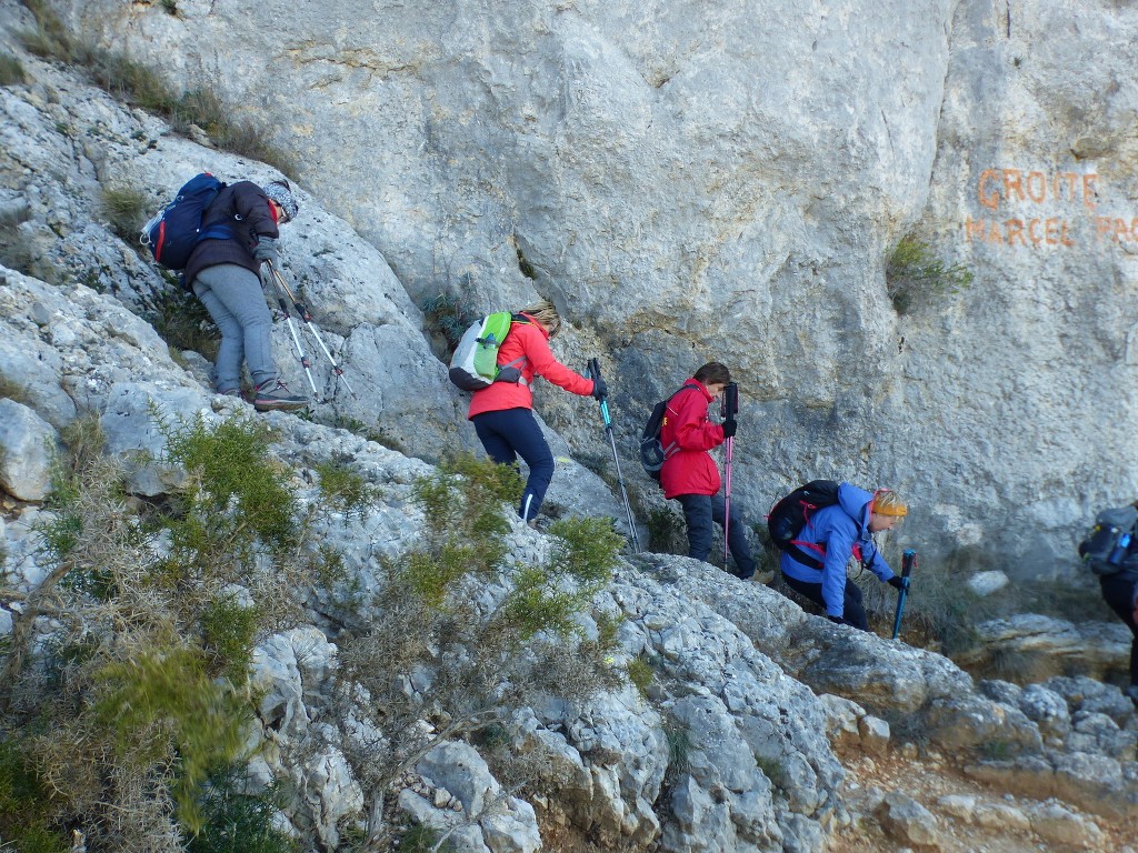 Garlaban par le puits de Raimu-Jeudi 14 janvier 2021 2fbOSK