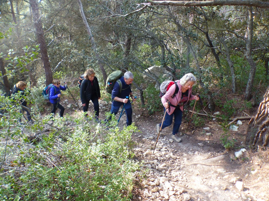 Lubéron-Vallon du Roumiguier, gorges de Régalon-Jeudi 10 mars 2022 LKdC14