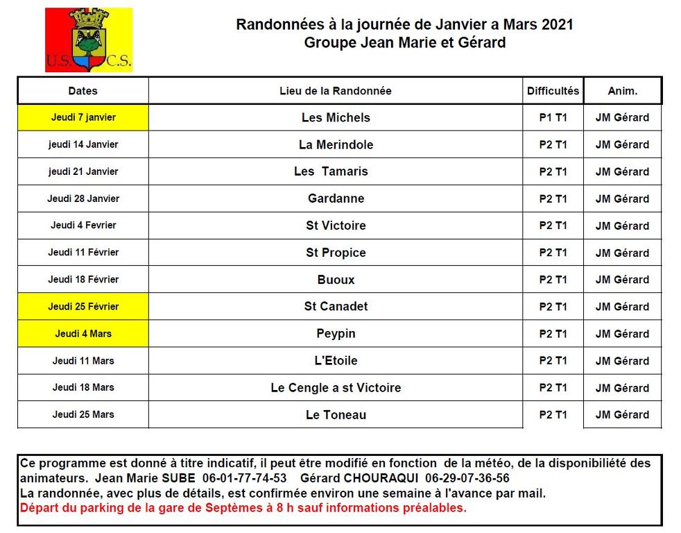 Planning des randonnées du 1ier trimestre 2021 LHbHUa