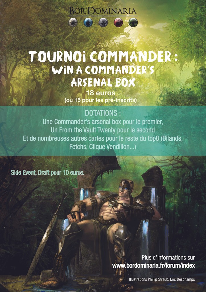 [Commander] Dimanche 22 Juin à Libourne : Win a Commander's Arsenal box Cmbi