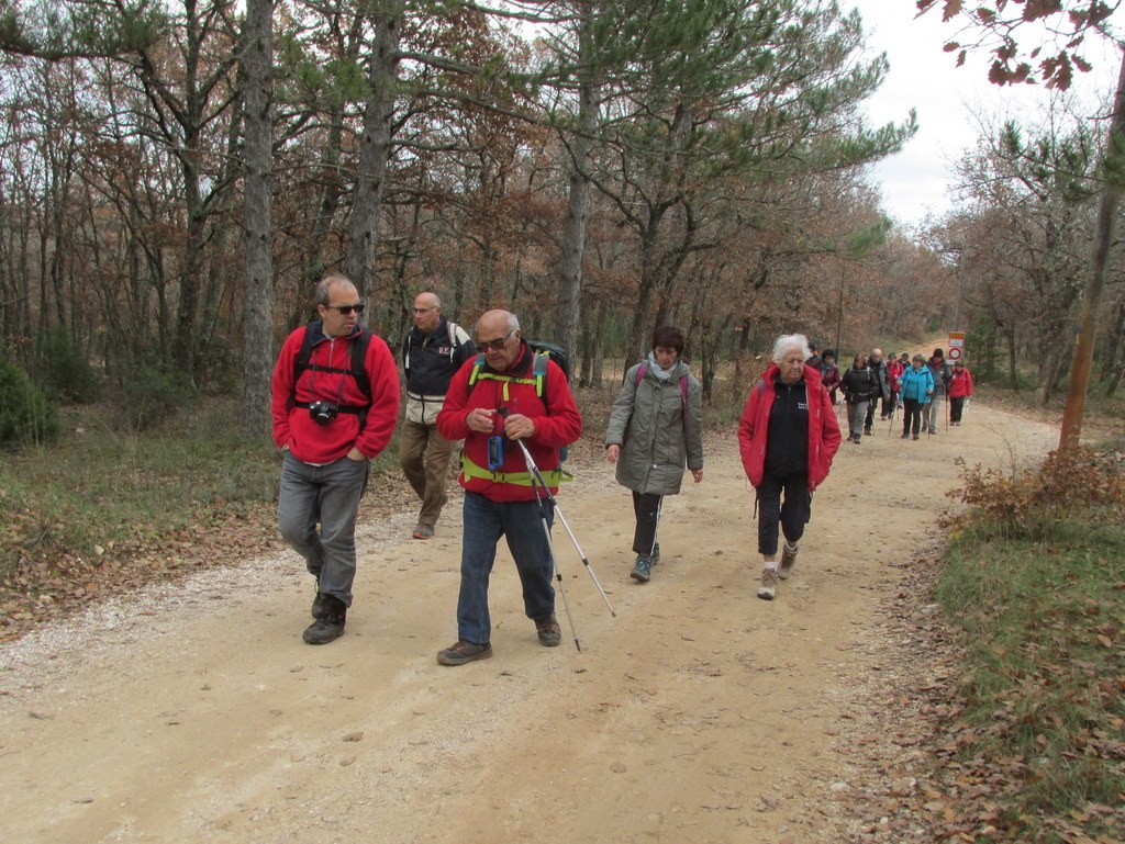 Pourrières - Jeudi 5 décembre 2019 Rando JM et Gérard - Photos Arlette et Roland 7DLErM