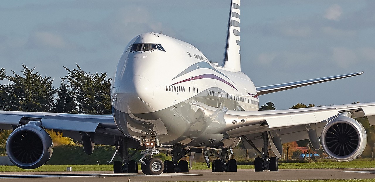 [22/10/2017] B747-8 (A7-HBJ) QATAR amiri flight XCBKUF