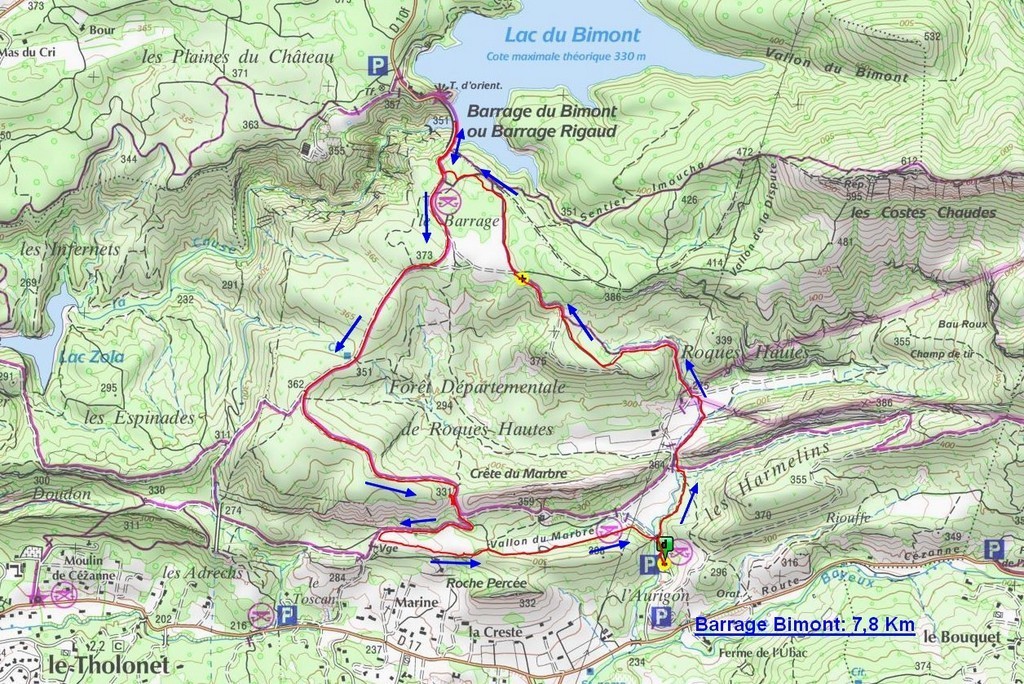 Roques Hautes - Barrage de Bimont -jeudi 10 novembre 2016 DeWFha