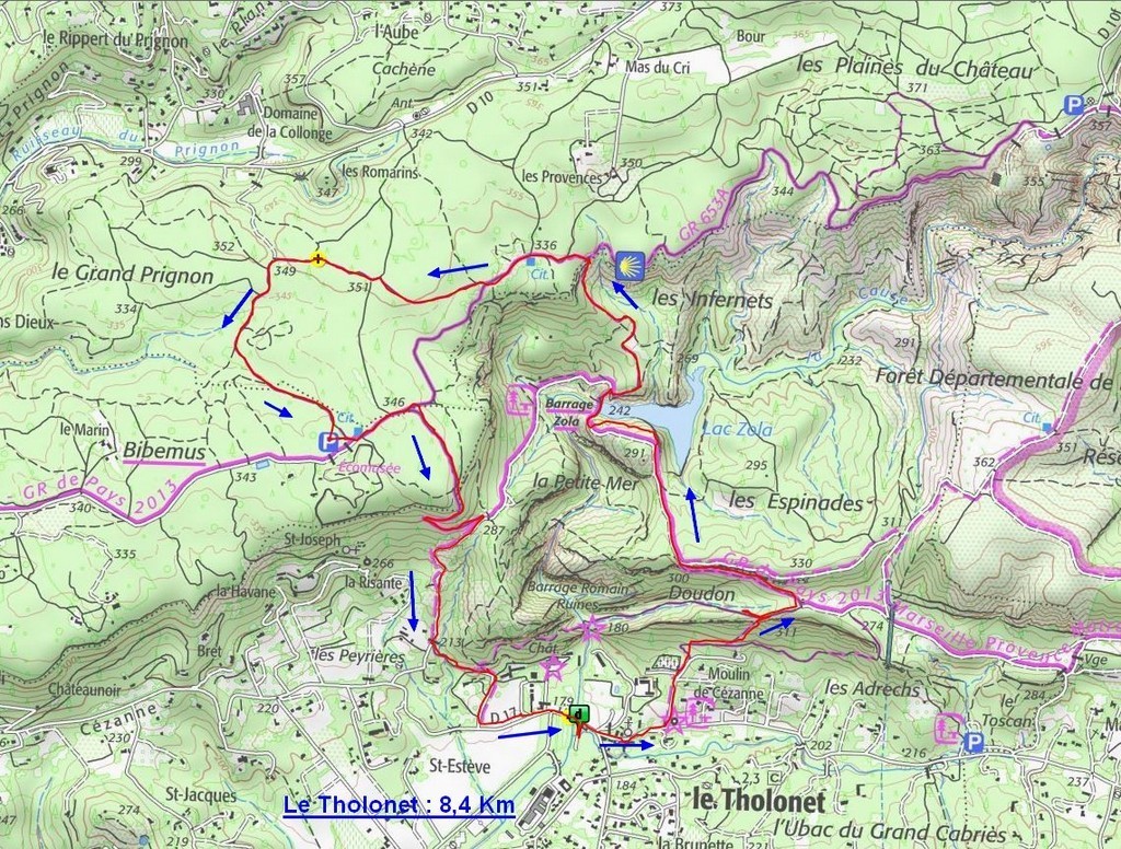 Le Tholonet - Bibemus - Jeudi 27 avril 2017 I488Hu