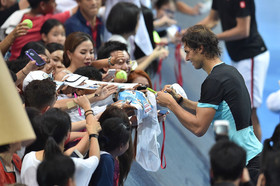 Rafael Nadal v Novak Djokovic - Exibition Match OWogT4