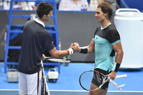 Rafael Nadal v Novak Djokovic - Exibition Match Ov1mE4