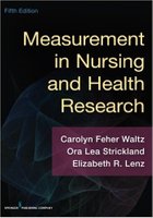 Measurement in Nursing and Health Research JxaQwa