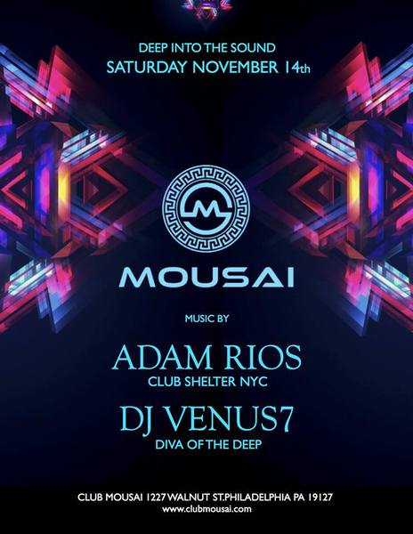 11.14 CLUB MOUSAI - Adam Rios + Venus 7 IAn100