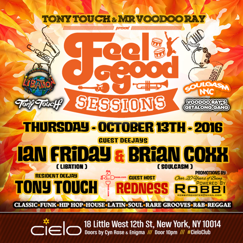 10.13 Feel Good Sessions - Tony Touch - Ian Friday - Brian Coxx QzE7Dc