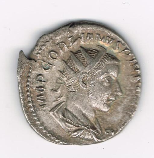 Antoniniano de Gordiano III Pío. AETERNITATI AVG. Sol estante de frente . Ceca Roma. ZMHDj5