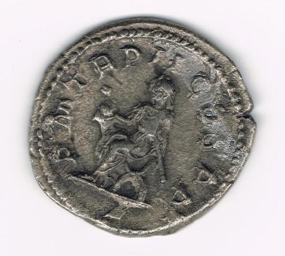 Antoniniano de Filipo I. P M TR P II COS P P. Filipo sentado en silla curul a izq. Ceca Roma. 5lbhxP