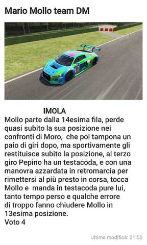 Pagelle gara di Imola del 26 settembre K4O9hM