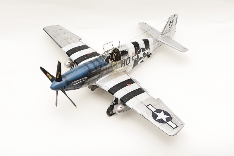 P51C GLENNON MORAN RENNES 12 JUIN 1944 TRUMPETER 1/32 RCdEv9