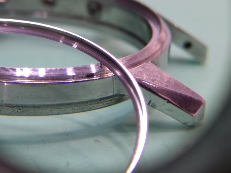 seamaster - Fabrication d'une lunette d'Omega Seamaster chronographe vintage... QueSUy