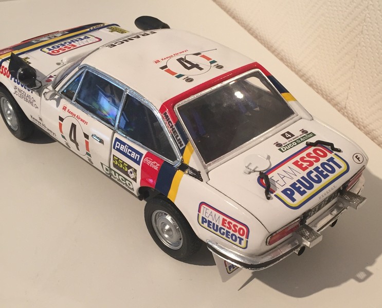 Peugeot 504 Safari Rally 1978 1/18 BqJhvt