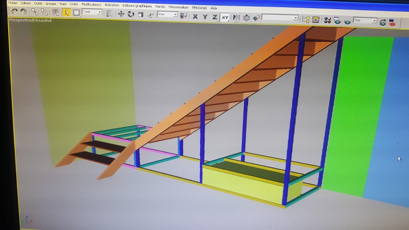 Conception et réalisation d'un escalier pour ma maison. KHlECc