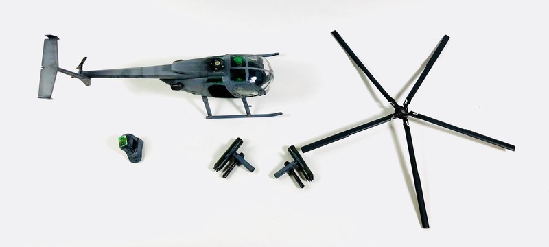 Duo de AH-6 ACADEMY au 1/48 PAxVKC