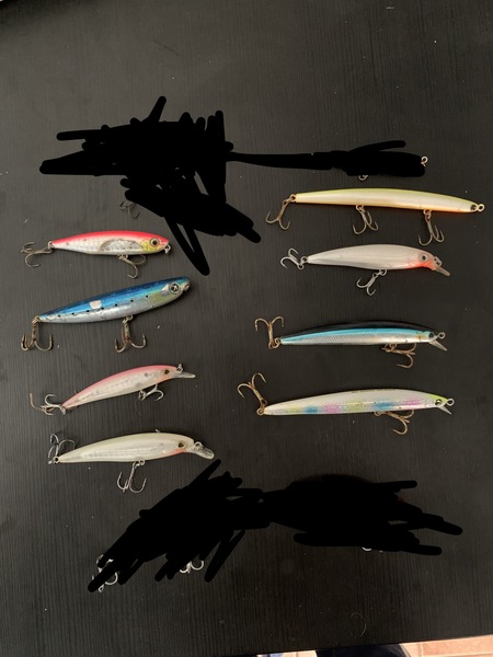 [VENDO] ARTIFICIALI LIGHT SPINNING IMA, DAIWA , MARIA , RAPALA, ECC M17qQA