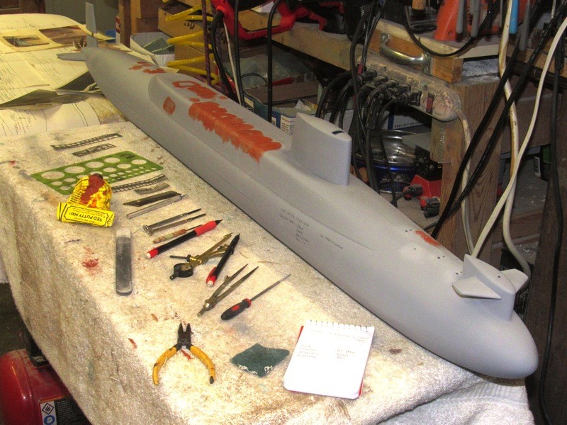 Assembling the excellent Scale Shipyards 1/96 SSBN, USS Daniel Webster CktT6O