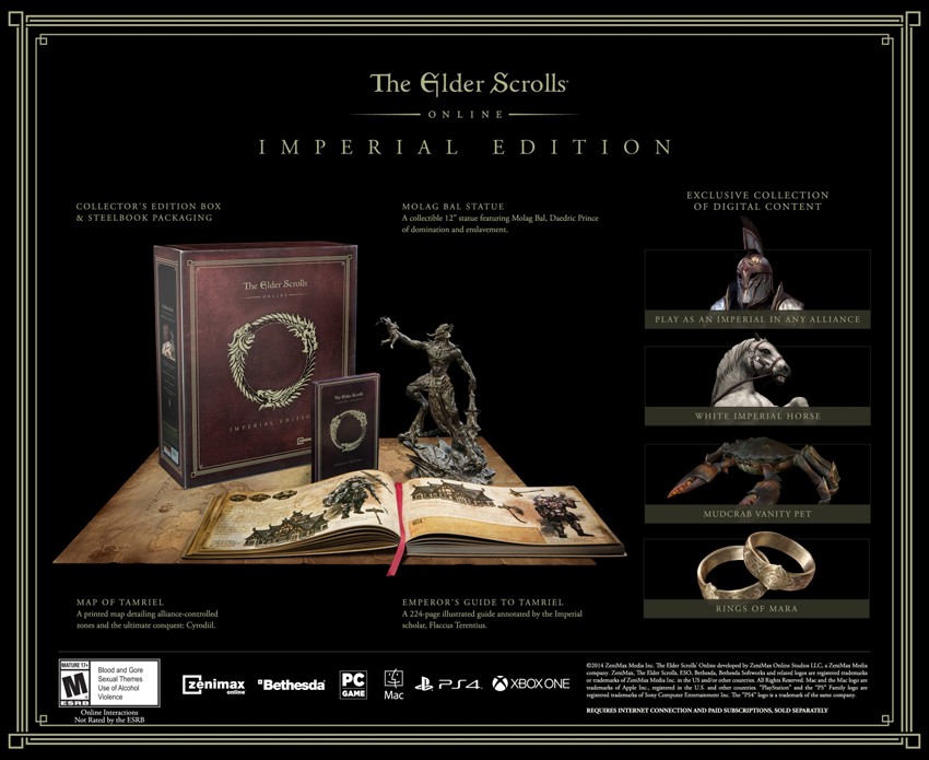Nuevo trailer y edición coleccionista de The Elder Scrolls Online anunciada 0nvo