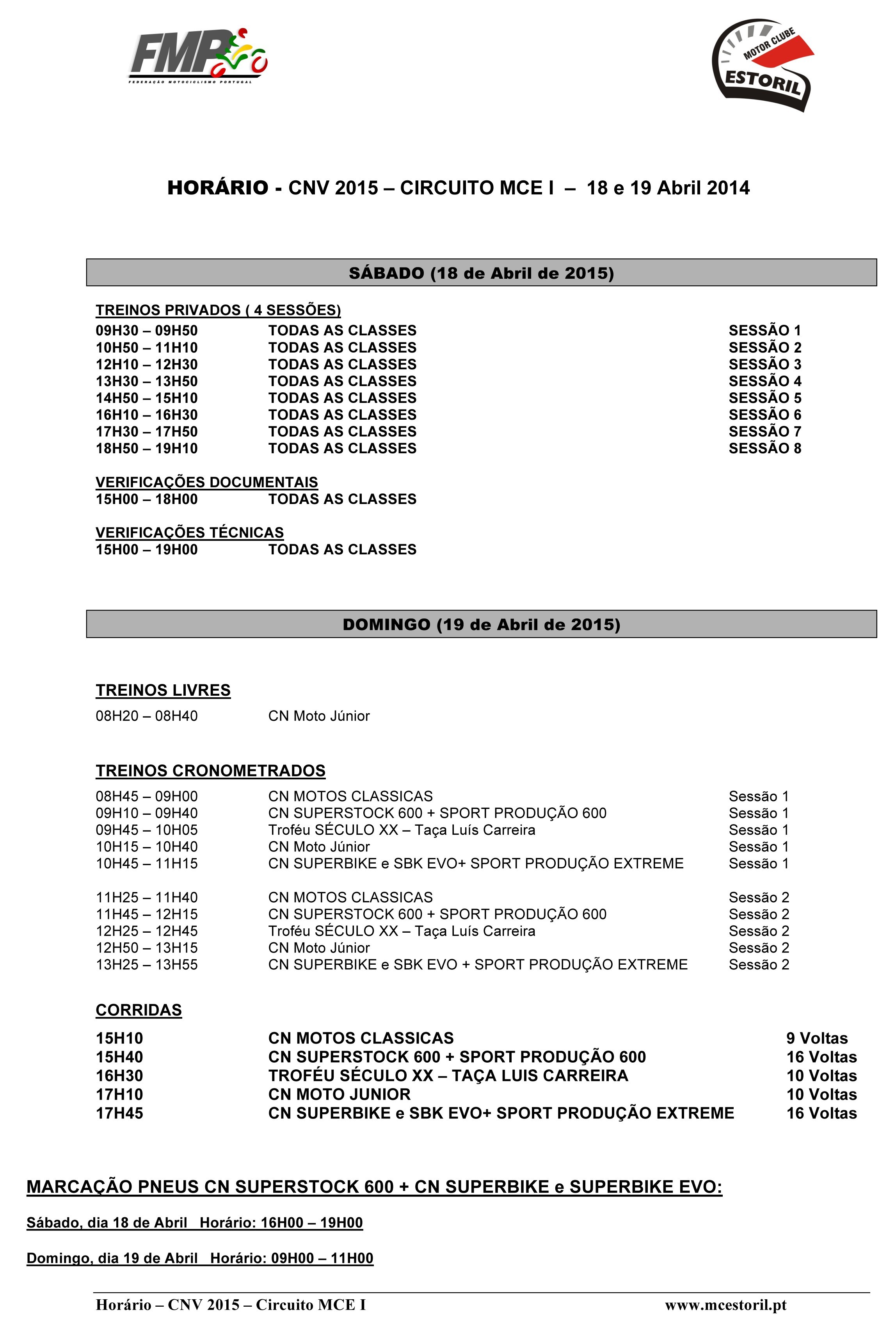 Campeonato Nacional de Velocidade Estoril I 19 de Abril 2015 SKEYPq