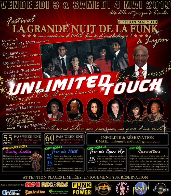 UNLIMITED TOUCH | NUIT DE LA FUNK à LYON | 3-4 MAI 2019 S2tQtL