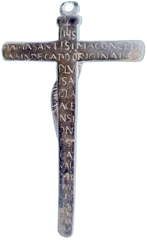 Crucifijo pectoral con Cristo "S". S-XVIII- CC-035 - [Pec021/S-XVIII]* Xyzzcj