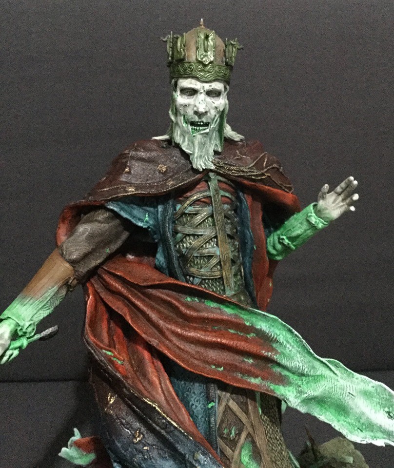 Weta King of the Dead repaint and custom stand JFa9eR