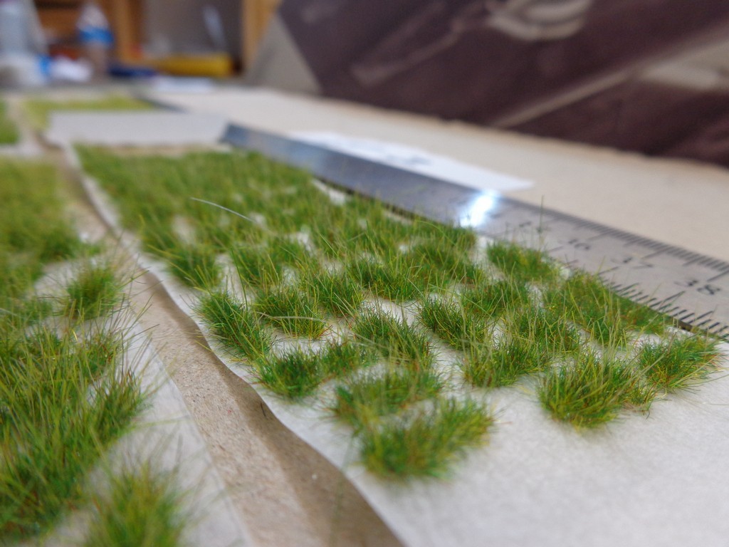 Qui serait intéressé pour acheter des planches de touffes d'herbe pour scénette et diorama? JmqP65