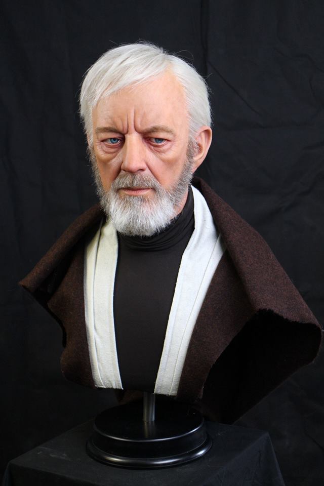 Obi-Wan Kenobi A New Hope Life Size Bust R.Martin BQr1wi
