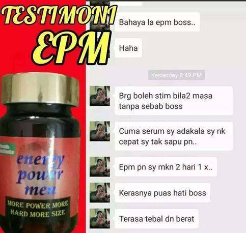 EPM Capsule | Energy Power Men Gold Premium Original L95J15