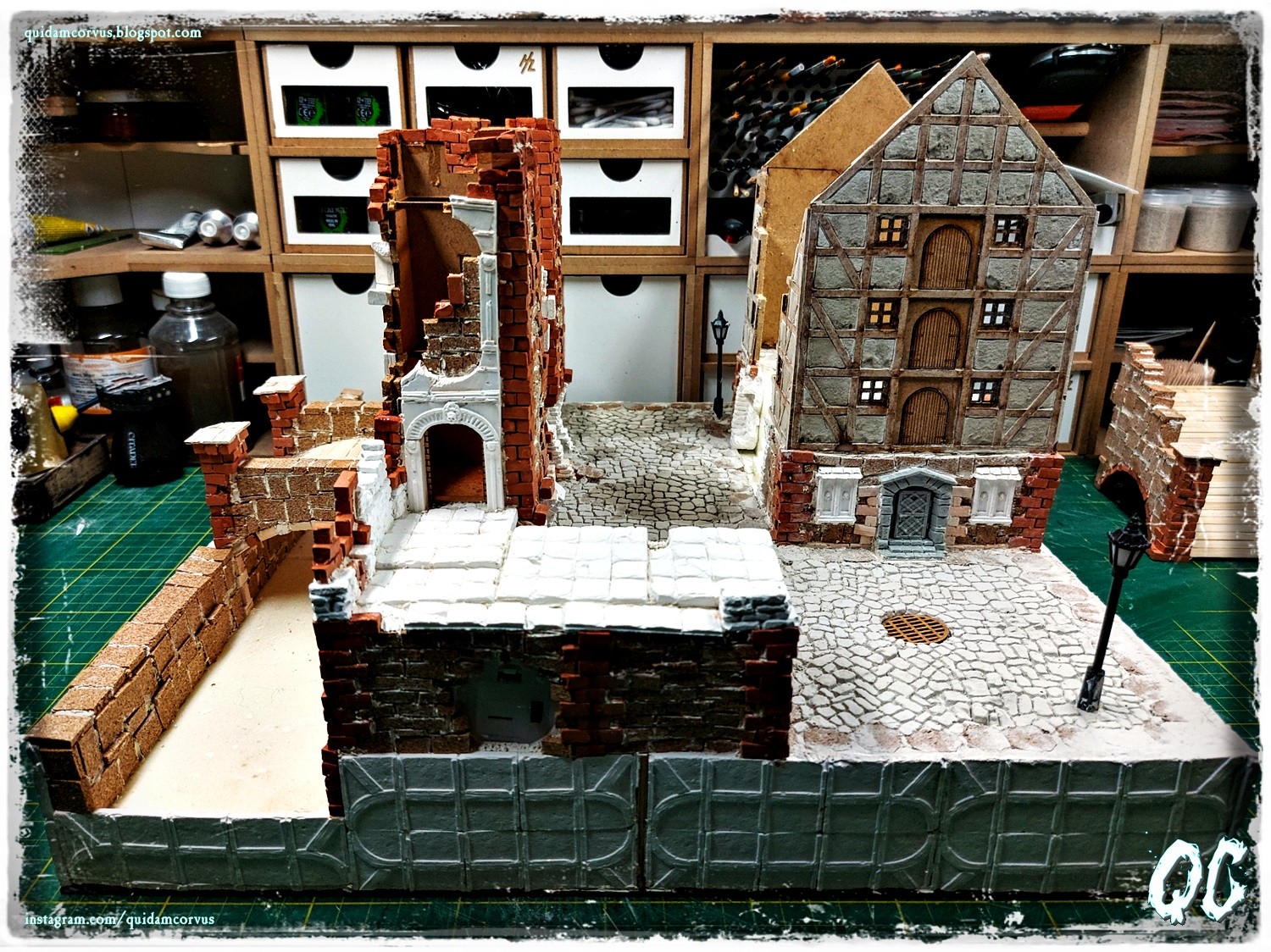 mordheim - [WIP] Building of Ruins of Mordheim modular table 41TKzA