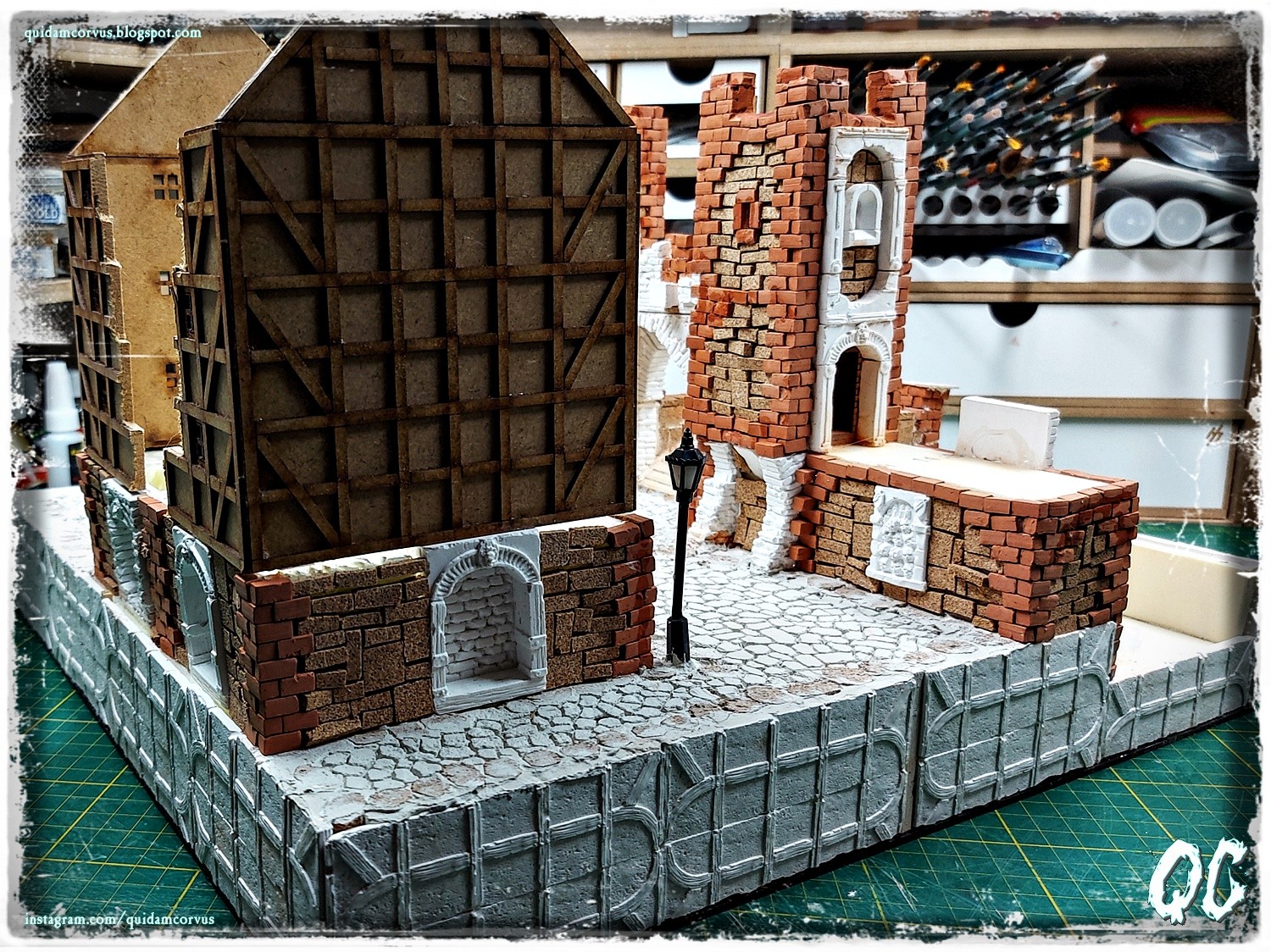 [WIP] Building of Ruins of Mordheim modular table OMGdqk