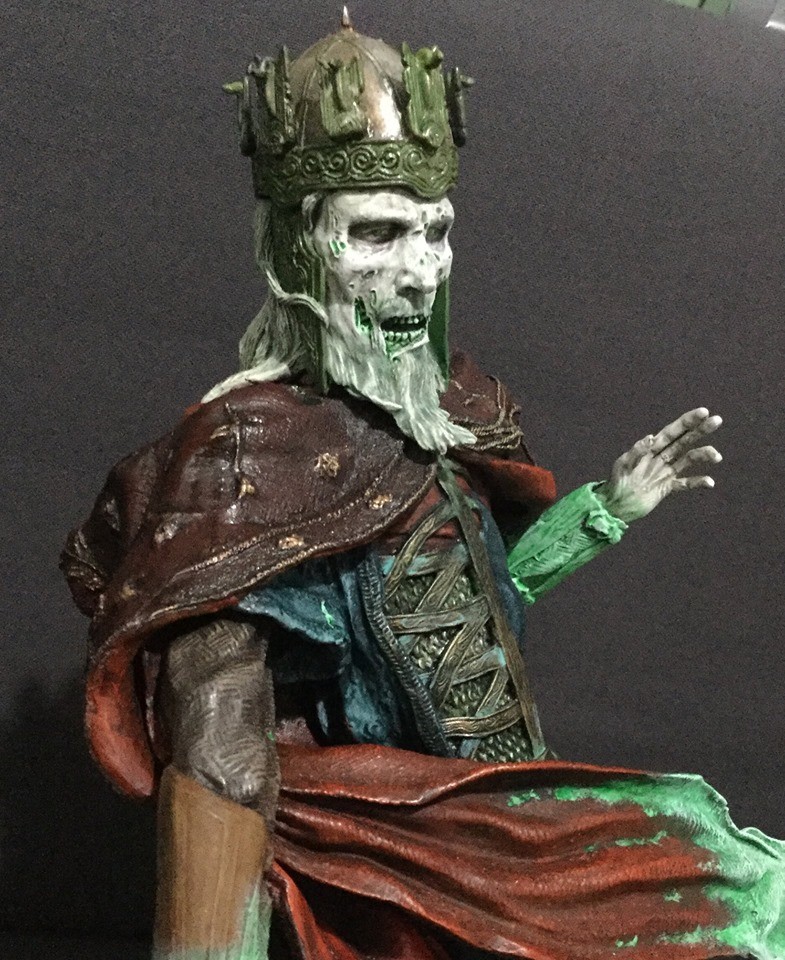 Weta King of the Dead repaint and custom stand Ev286r