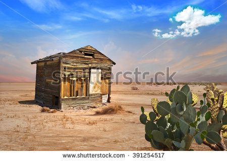 Discussion sur l' Etoile de TF1 du 20 janvier 2018 - Page 3 Stock-photo-abandoned-shack-in-desert-391254517