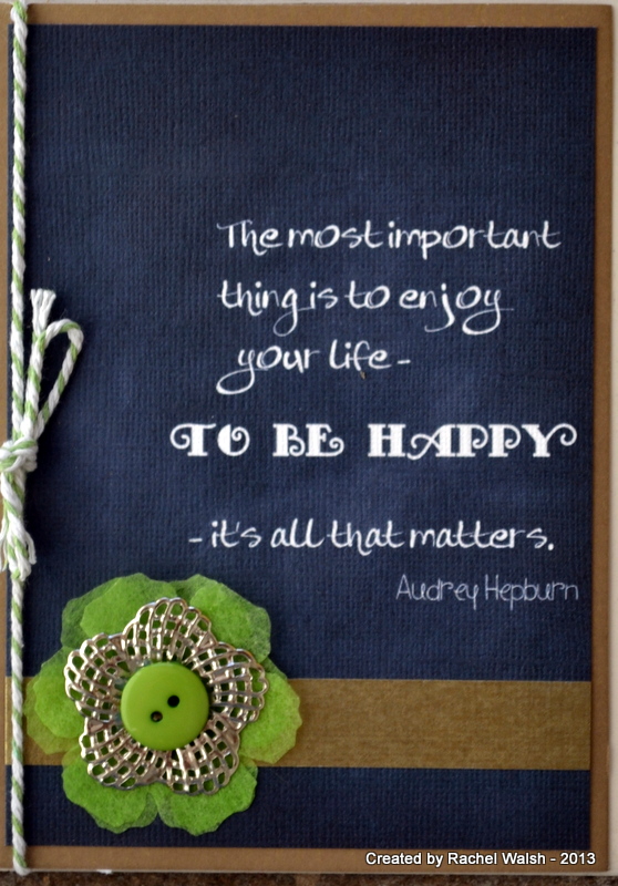 Be Happy Card