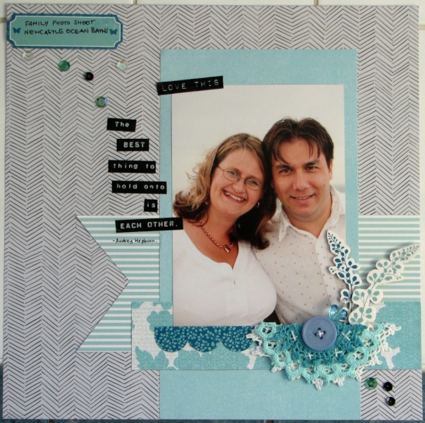 July Colour Challenge layout