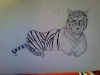 voilaaaaaaaaaaa , mon tigre chérie <3<3<3<3<3<3<3<3<3
il est allongé