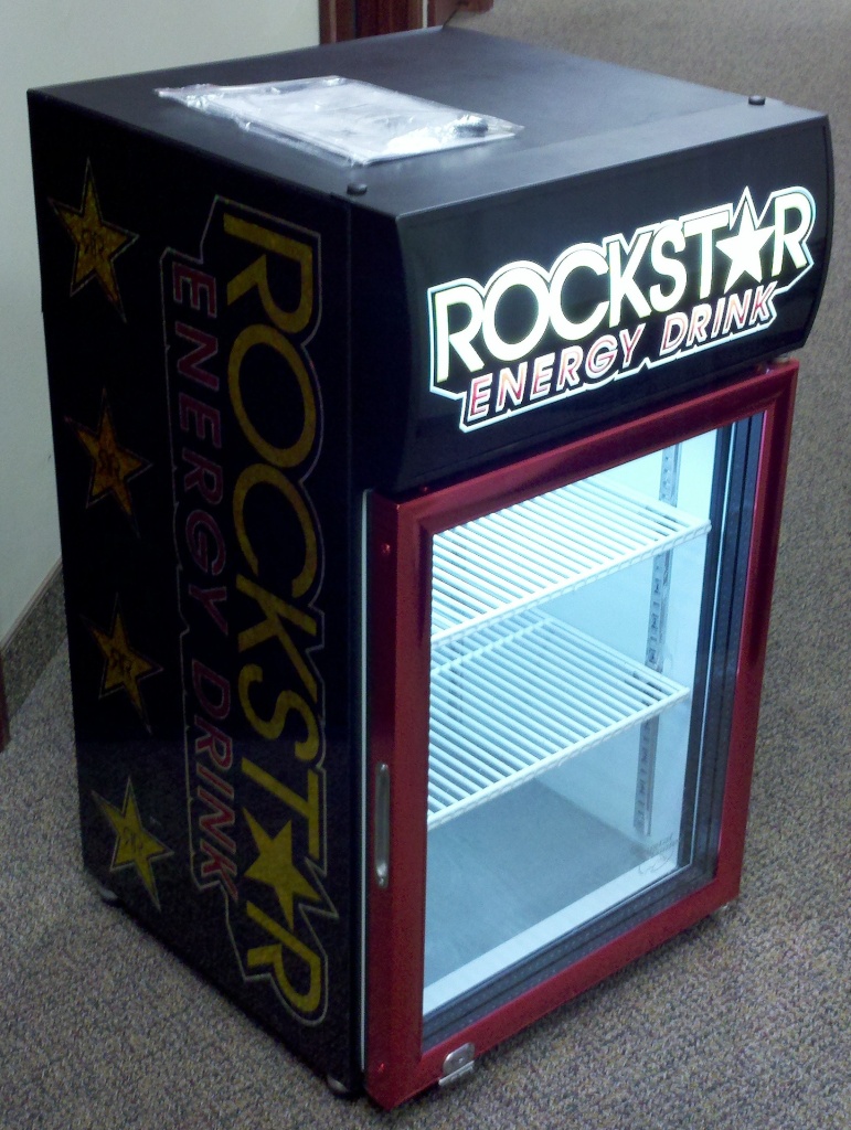 Rockstar Fridge Model CTM-32W by Crystal Cooler