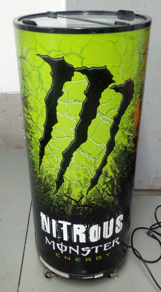 Monster Nitrous Energy Drink Can Fridge