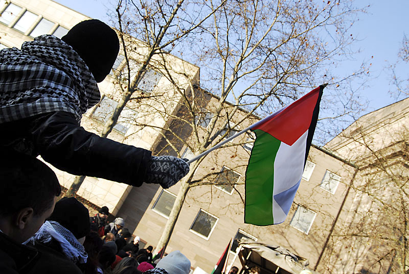 Demonstration verschiedener Organisationen gegen den Krieg in Gaza...